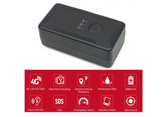 3000mAh 小型磁気 GPS トラッカー 4G 反盗難資産位置追跡装置